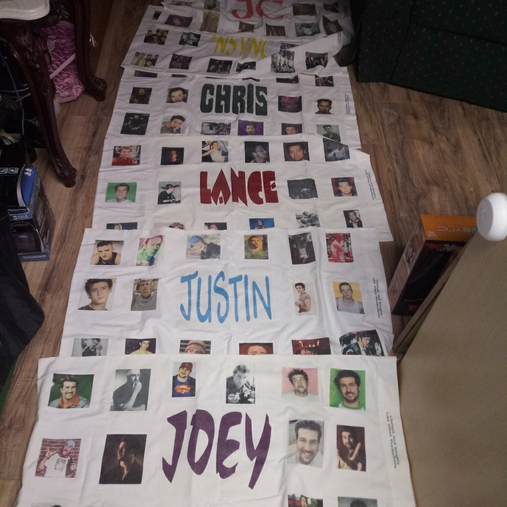 EXTREMELY RARE NSYNC PILLOWCASES